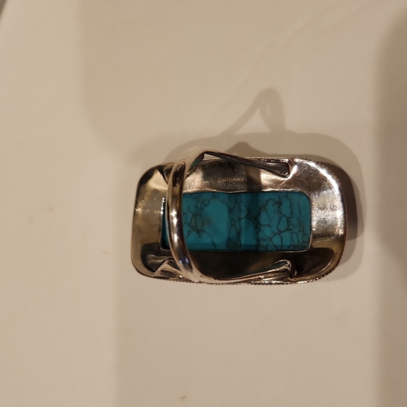 Sterling Silver Intricate Artistry Oval set Ring- Size 9.5 - Picture 8 of 8